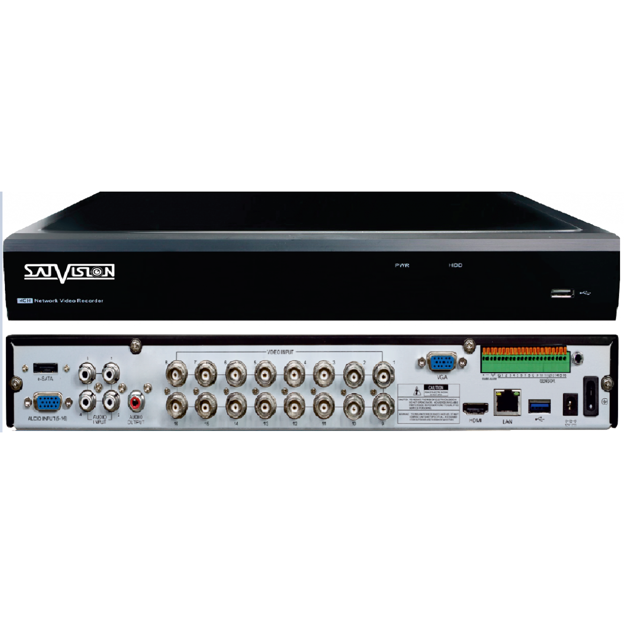 Гибридный 16-х канальный видеорегистратор SVR-6115F v2.0