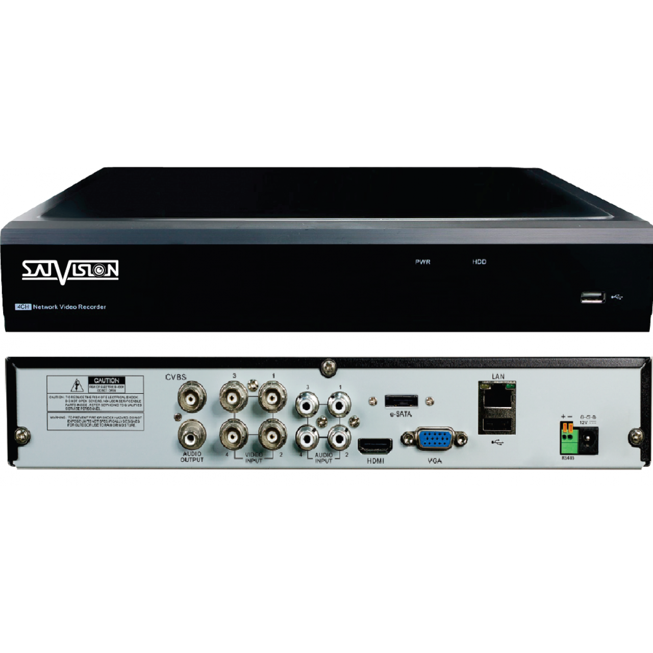 Гибридный 4-х канальный видеорегистратор SVR-4115P v3.0