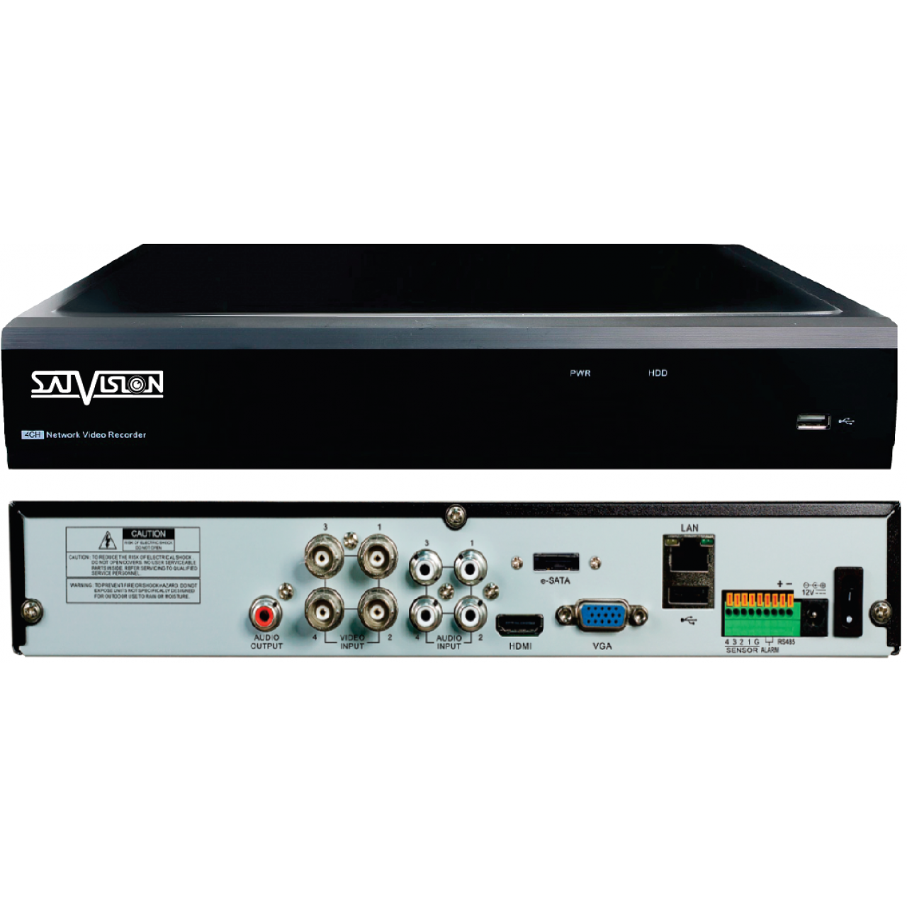 Гибридный 4-х канальный видеорегистратор SVR-4115F v2.0