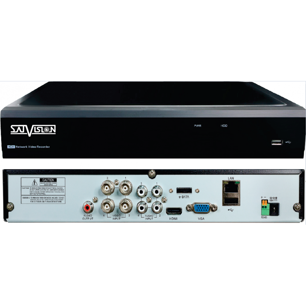 Гибридный 4-х канальный видеорегистратор Satvision SVR-4115P v2.0