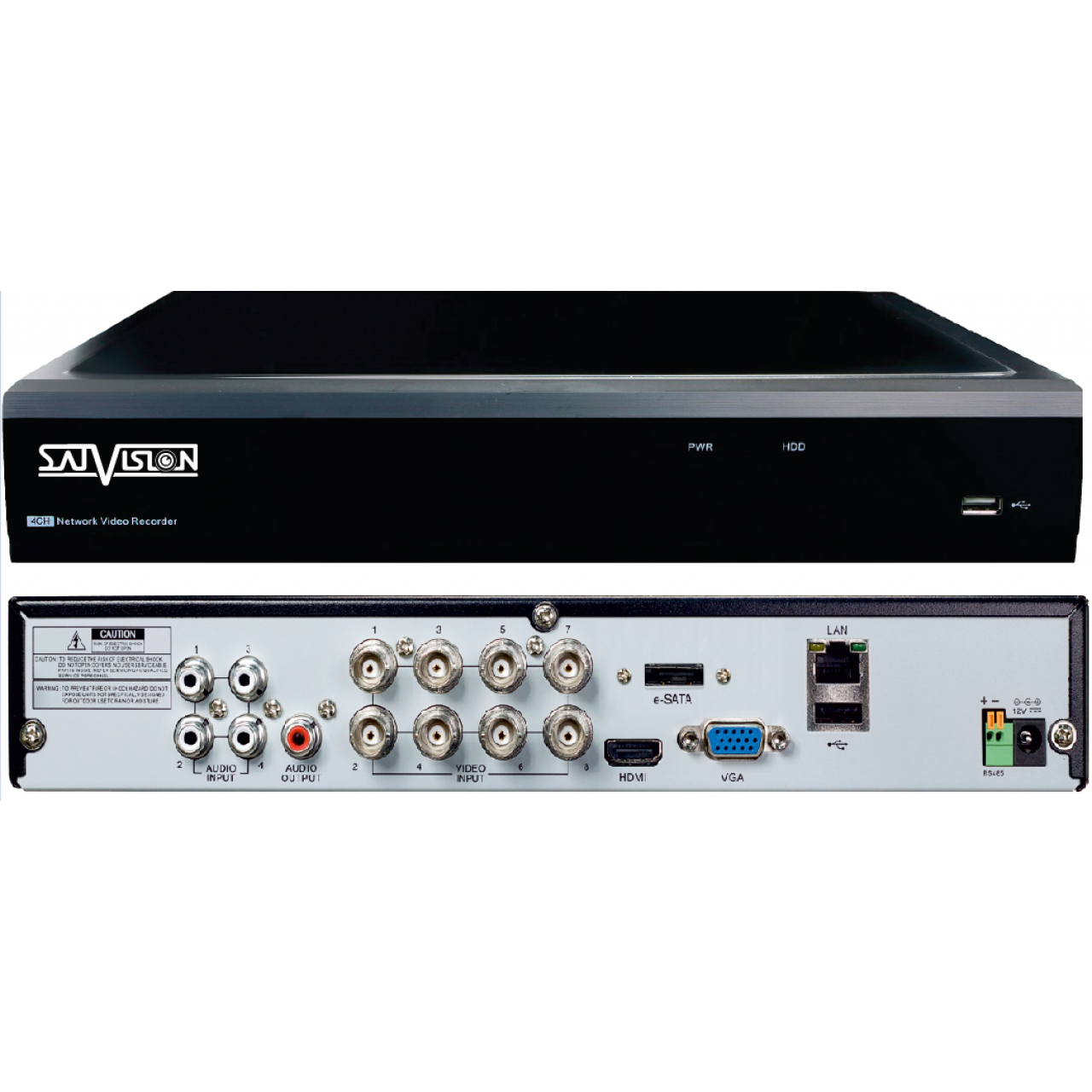 Гибридный 8-х канальный видеорегистратор SVR-8115P v2.0