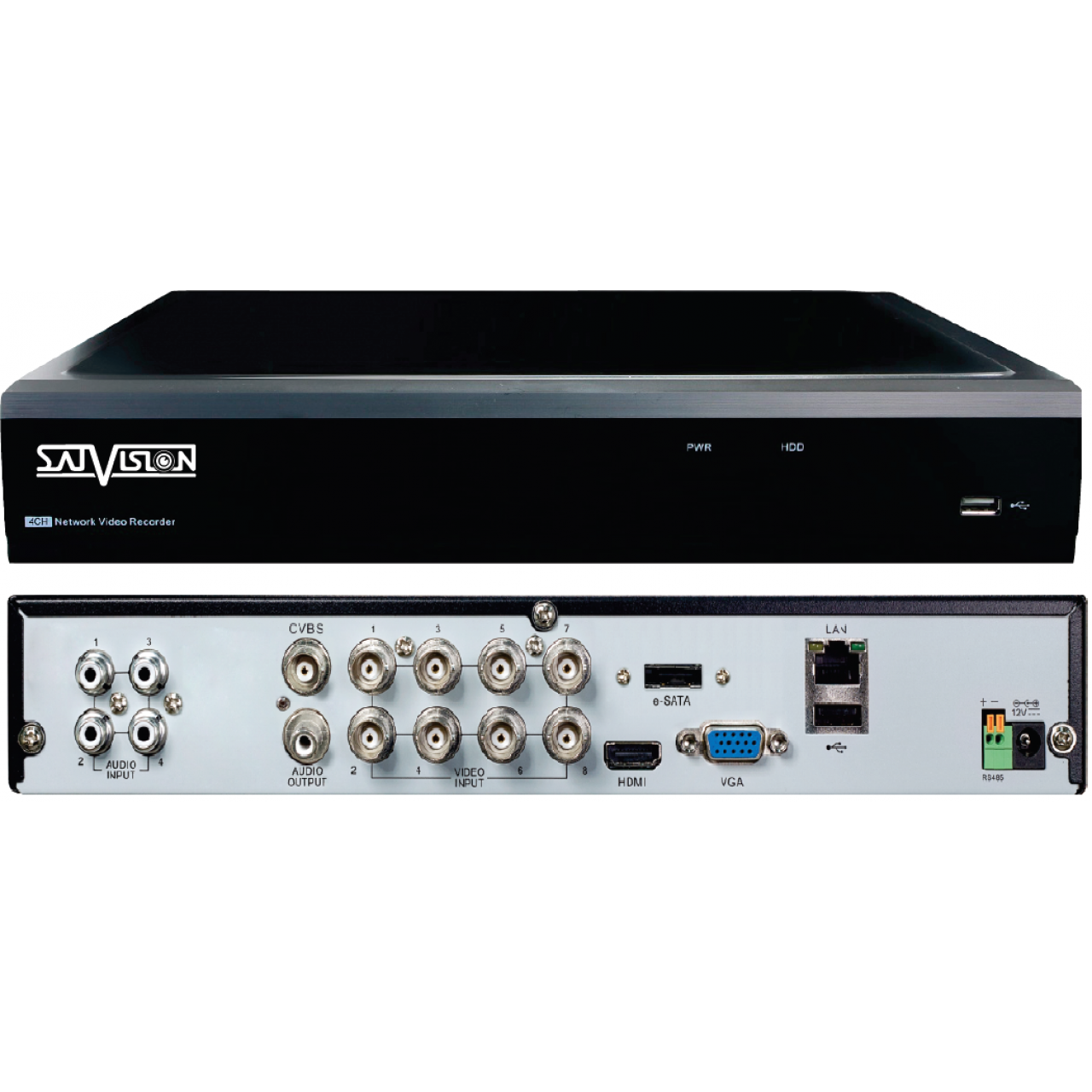 Гибридный 8-х канальный видеорегистратор SVR-8115P v3.0